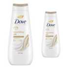 Dove Advanced Care Bodywash Nourishing Silk 24H Renewing Micromoisture, 2x400ml