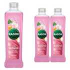 Radox 100% Nature Inspired Fragrances Bath Soak, Feel Blissful, 500ml, 3pk
