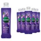 Radox 100% Nature Inspired Fragrance Bath Soak, Feel Relaxed, 6 Pack, 500ml