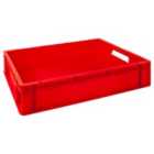 Barton 20 Litre Euro Container 600 X 400 X 120mm Red
