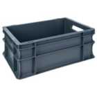 Barton 5Litre Euro Container Grey 300X200X120mm Pack Of 10
