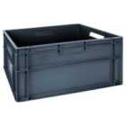 Barton 52Litre Euro Container Grey 600X400X270mm Pack Of 2