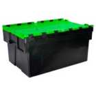Barton 56L Attlid Container 600X400X310mm Complete With Green Lid (Pack of 2)