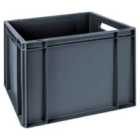 Barton 30Litre Euro Container Grey 400X300X320mm Pack Of 5