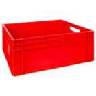 Barton 42 Litre Euro Container 600 X 400 X 220mm Red