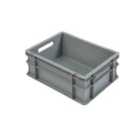 Barton 15Litre Euro Container Grey 400X300X170mm Pack Of 5