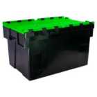 Barton 65L Attlid Container 600X400X365mm Complete With Green Lid (Pack of 2)
