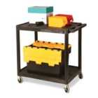 Barton Large 2 Shelf Utility Cart