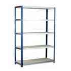 Barton 1800X1200X600mm Eco-rax Shelvgcw 5 Chipboard Shelves-galvanised/Epc Blue