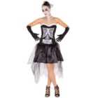 tectake Women's skeleton costume, S