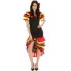 tectake Women's Flamenco Dancer Costume, XL