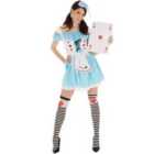 tectake Women's Playing Card Lady Costume, S