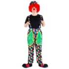 tectake Men's August the Clown Costume, L
