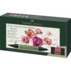 Faber-Castell Pitt Artist Pen Dual Marker, Flowers, Wallet of 5