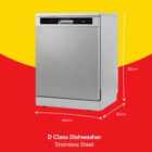 Russell Hobbs RH60DW00D2SS Freestanding Dishwasher in Stainless Steel