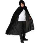 tectake Mystical Black Velvet Cape, 74 cm