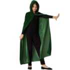 tectake Mystical Green Velvet Cape, 74 cm
