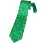 tectake St Patrick's Day tie with shamrocks and writing