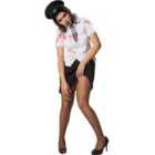 tectake Spooky Policewoman, XXL