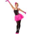 tectake Tulle Tutu with Braces, Pink, S/M