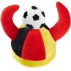 tectake Football fan hat with horns