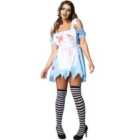 tectake Zombie Alice - Halloween fancy dress costume for women, M