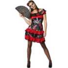 tectake Spooky Senorita - Halloween fancy dress costume for women, L