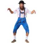 tectake Scary Ancient Bavarian - Halloween fancy dress costume for men, S