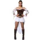 tectake Woman's steampunk palace guard, S