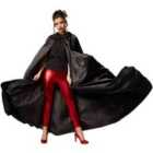tectake Mystical Cape with Hood, Black