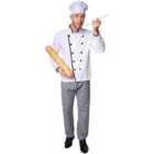 tectake Men's chef costume, S