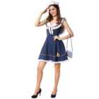 tectake Sailor Woman Costume, S