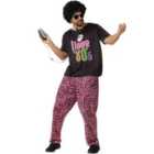 tectake Men's Fancy Dress Costume - Jogger I Love 80's, L