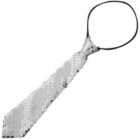 tectake Sequin Tie, Silver