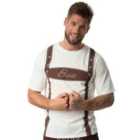tectake Men's Lederhosen T-Shirt, M