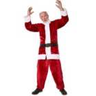 tectake Santa Set, dark red, M