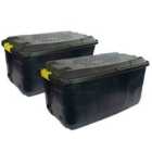 Strata 2 x 145L Heavy Duty Trunk on Wheels