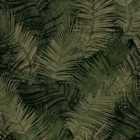 Muriva Areca Leaf Green Wallpaper
