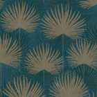 Muriva Calypso Gold & Teal Wallpaper