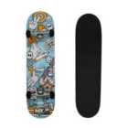 M.Y X-Skate Complete Skateboard 31" Blue Sketch
