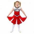 I LOVE FANCY DRESS Red Cheerleader Costume