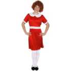 I LOVE FANCY DRESS Orphan Dress Red with a White Collar