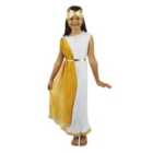 I LOVE FANCY DRESS Gold Roman Toga Costume Tunic + Sash + Headpiece