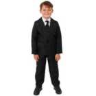 I LOVE FANCY DRESS Black Suit Costume Black Jacket Matching Trousers