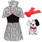 I LOVE FANCY DRESS Evil Dog Lady Costume - Gloves & Dalmatian Dog