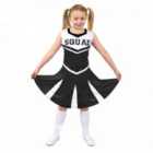 I LOVE FANCY DRESS Black Cheerleader Costume