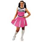 I LOVE FANCY DRESS Pink Cheerleader Fancy Dress Costume