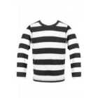 I LOVE FANCY DRESS Black and White Striped Long Sleeve Top