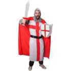 I LOVE FANCY DRESS St George Knight Costume with Inflatable Sword and Shield
