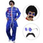 I LOVE FANCY DRESS Blue 1960's Sergeant Pepper Costume & Set
